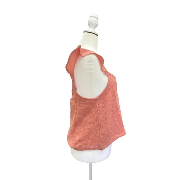 Marine Layer Pink Ruffle Sleeve Top - Picture 4 of 8